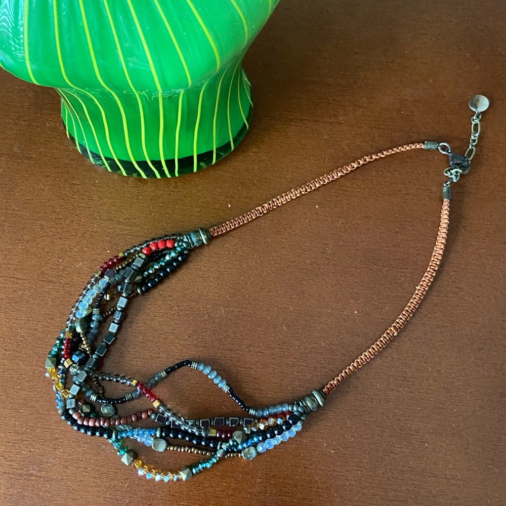Moon C Paris Beaded Necklace
